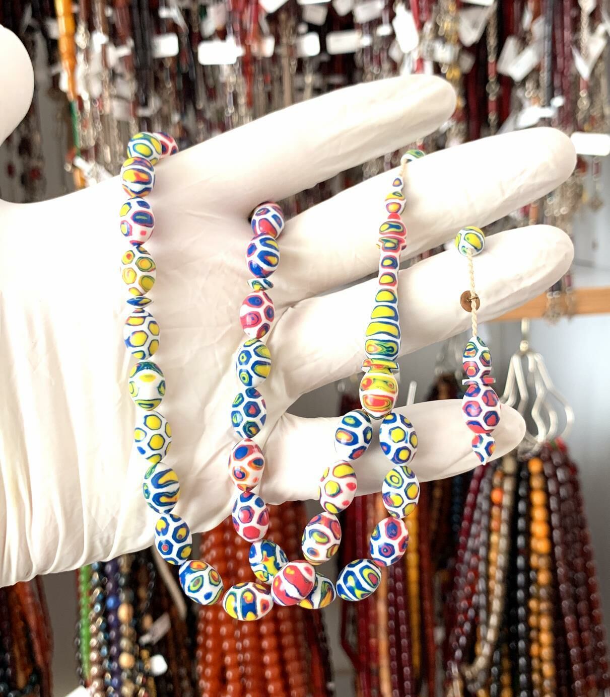 ARİZONA KERTENKELE DESENLİ GALALİT BEYZİ MODEL TESBİH