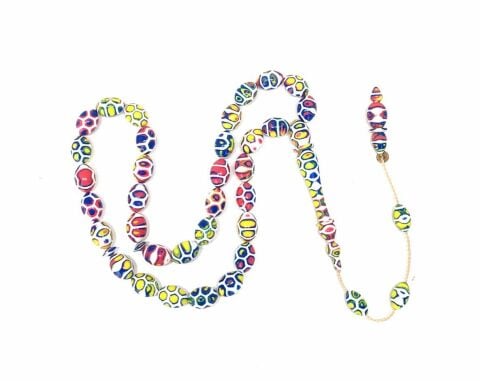 ARİZONA KERTENKELE DESENLİ GALALİT BEYZİ MODEL TESBİH