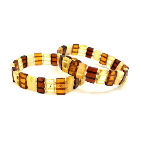 DOĞAL DAMLA KEHRİBAR RENKLİ BİLEKLİK