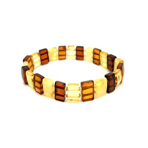 DOĞAL DAMLA KEHRİBAR RENKLİ BİLEKLİK