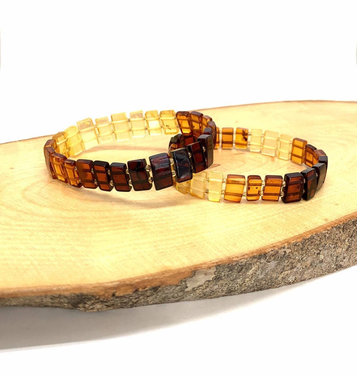 RENK SÜZMESİ DAMLA KEHRİBAR BİLEKLİK