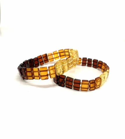 RENK SÜZMESİ DAMLA KEHRİBAR BİLEKLİK