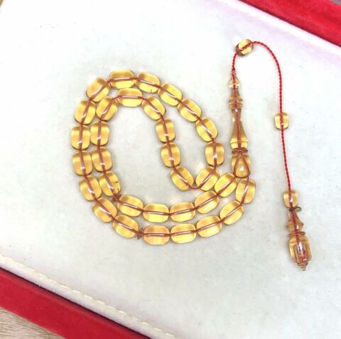 BELÇİKA KATALİN SARI NEON KAPSÜL MODEL TESBİH