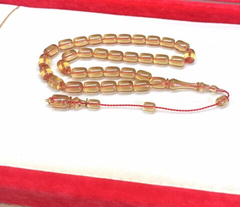 BELÇİKA KATALİN SARI NEON KAPSÜL MODEL TESBİH