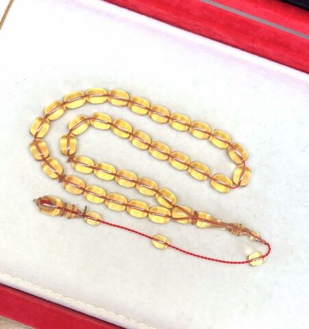 BELÇİKA KATALİN SARI NEON KAPSÜL MODEL TESBİH