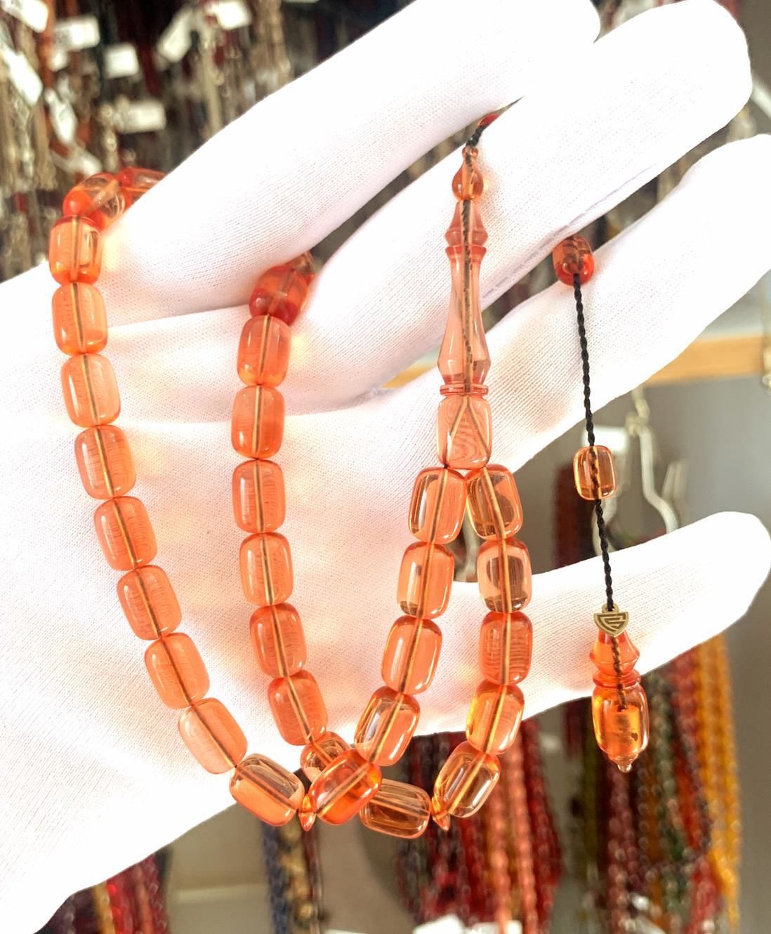 BELÇİKA KATALİN GÜN BATIM NEON KAPSÜL MODEL TESBİH