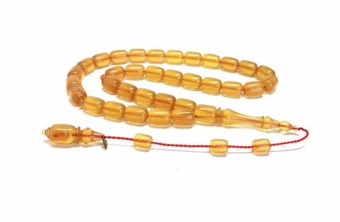 BELÇİKA KATALİN SARI KAPSÜL MODEL TESBİH