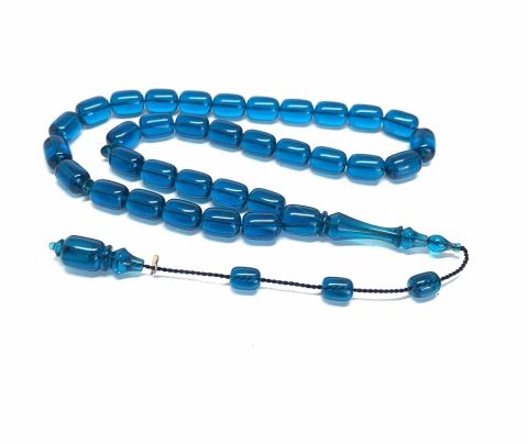 BELÇİKA KATALİN MAVİ NEON KAPSÜL MODEL TESBİH