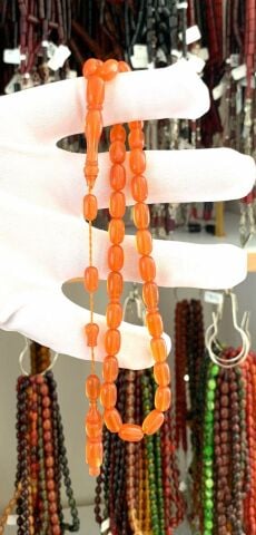 BELÇİKA KATALİN KAPSÜL MODEL TURUNCU TESBİH