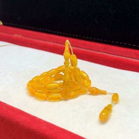 SARI ZAR KEHRİBAR BEYZİ MODEL TESBİH