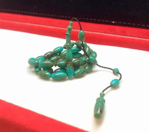 YEŞİL  BEYZİ MODEL KATALİN TESBİH