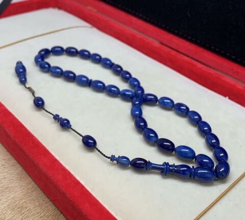 LACİVERT BEYZİ MODEL SIKMA KEHRİBAR