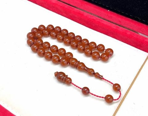 KAHVERENGİ KÜRE MODEL  ZAR TESBİH