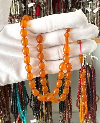 BAL RENGİ BEYZİ MODEL ZAR KEHRİBAR