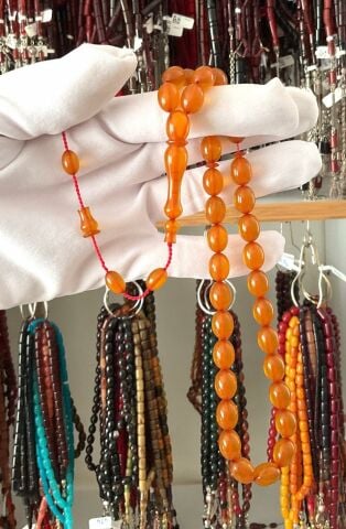 BAL RENGİ BEYZİ MODEL ZAR KEHRİBAR