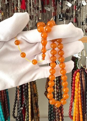 BAL RENGİ KÜRE MODEL ZAR KEHRİBAR