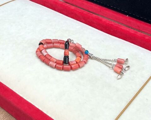 DOĞAL MERCAN-OLTU KOMBİN,KAPSÜL MODEL TESBİH