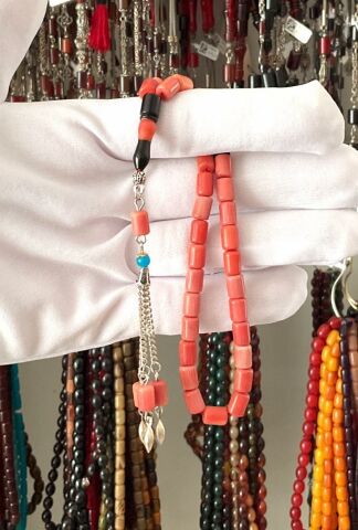 DOĞAL MERCAN-OLTU KOMBİN,KAPSÜL MODEL TESBİH