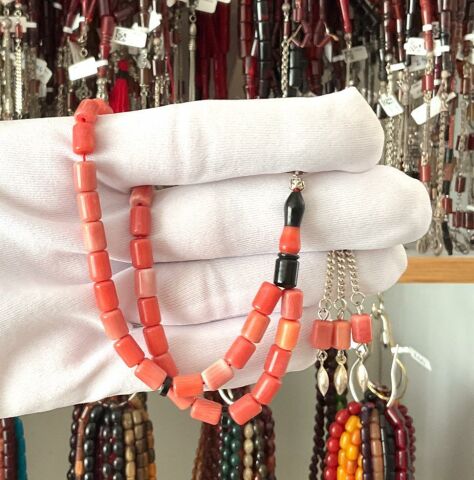 DOĞAL MERCAN-OLTU KOMBİN,KAPSÜL MODEL TESBİH