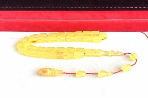 LİMON SARISI KESME OSMANLI BENZETME ZAR MODEL TESBİH