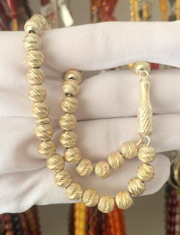 925 AYAR USTA İŞÇİLİKLİ GÜMÜŞ TESBİH