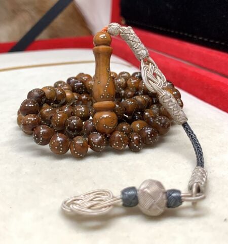 KUKA GÜMÜŞ İŞLEMELİ 99 LU TESBİH