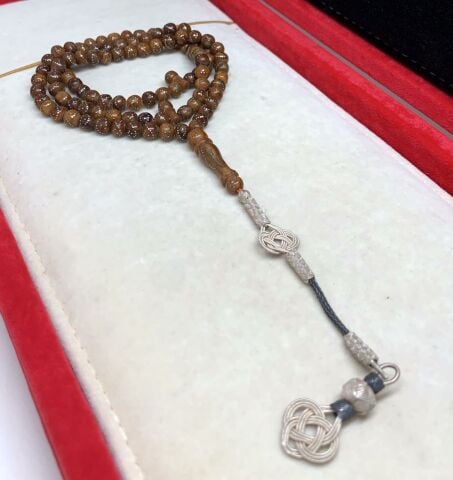 KUKA GÜMÜŞ İŞLEMELİ 99 LU TESBİH