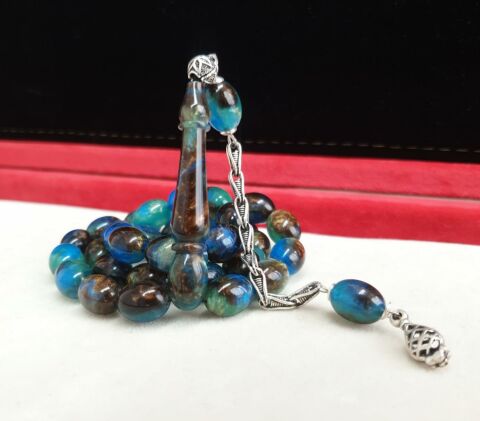 BEYZİ MODEL COLORİST SIKMA  KEHRİBAR  TESBİH