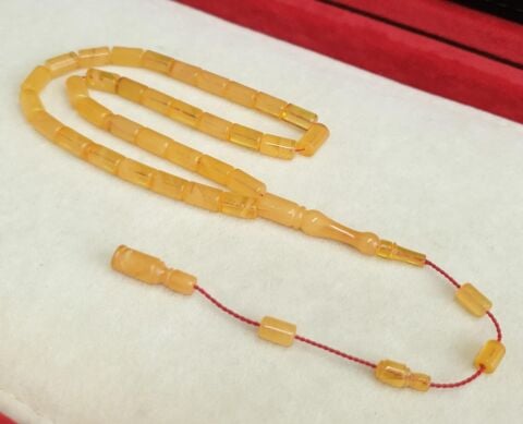 ORİJİNAL ÇUBUK SIKMA  KAPSÜL MODEL KEHRİBAR TESBİH