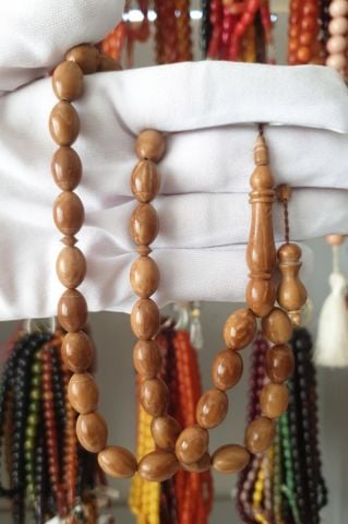 KAHVERENGİ KUKA BEYZİ MODEL TESBİH