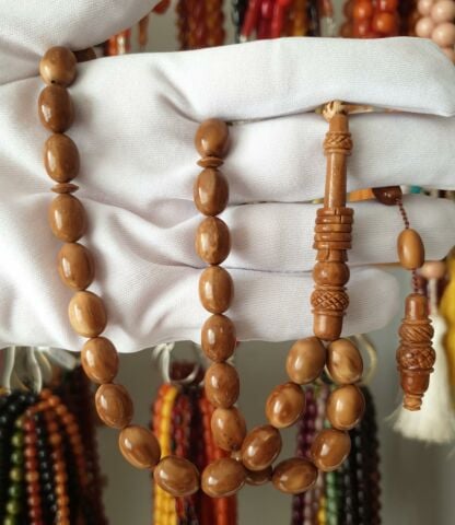 KAHVERENGİ KUKA İMAME İŞÇİLİKLİ TESBİH