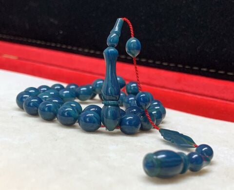 ESKİ KATALİN MAVİ KÜRE  MODEL TESBİH