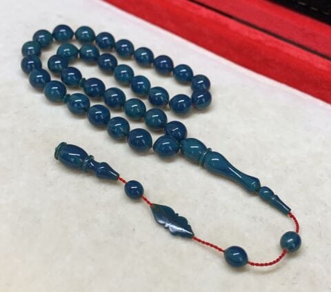 ESKİ KATALİN MAVİ KÜRE  MODEL TESBİH