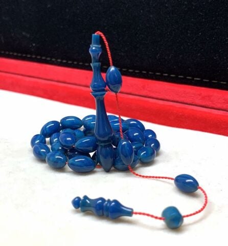 ESKİ KATALİN MAVİ BEYZİ   MODEL TESBİH