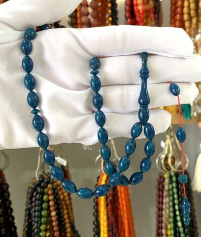 ESKİ KATALİN MAVİ BEYZİ   MODEL TESBİH