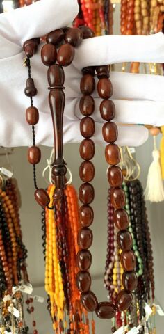 KAHVERENGİ YILAN AĞACLI DEV BOY TESBİH