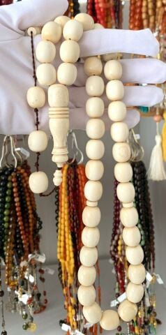 BEYAZ FİLDİŞİ DEV BOY TESBİH