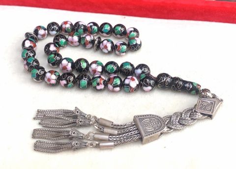 ANTİKA MİNELİ FRANSIZ ESKİ İŞÇİLİK TESBİH