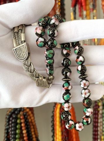 ANTİKA MİNELİ FRANSIZ ESKİ İŞÇİLİK TESBİH