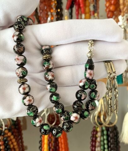 ANTİKA MİNELİ FRANSIZ ESKİ İŞÇİLİK TESBİH