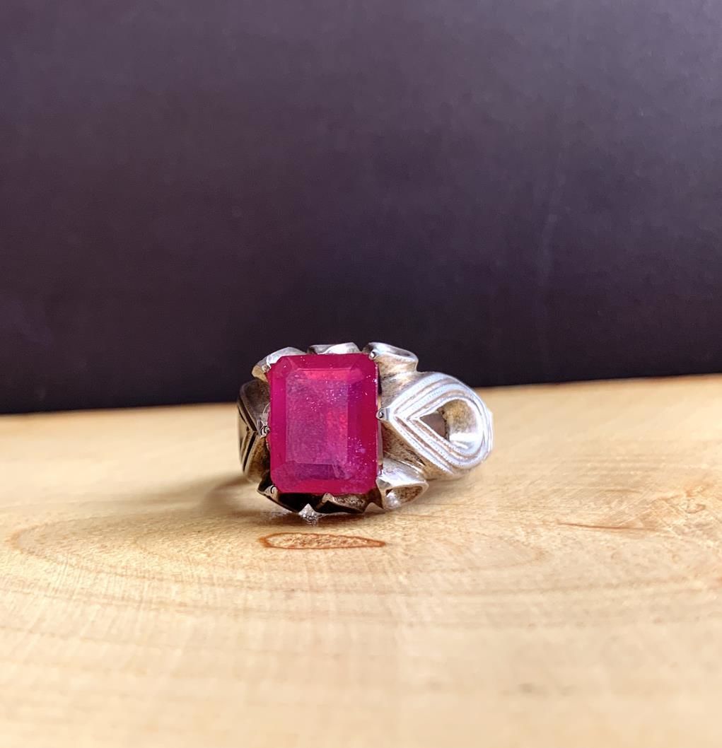 DOĞAL BAGET YAKUT YÜZÜK