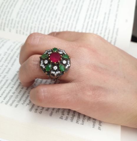 ESKİTMELİ GÜMÜŞ YÜZÜK