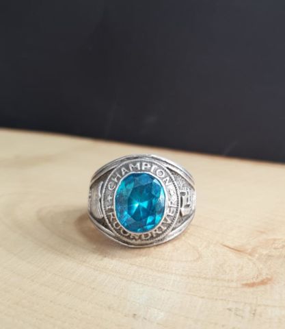 TOPAZ TAŞLI ESKİTME GÜMÜŞ YÜZÜK