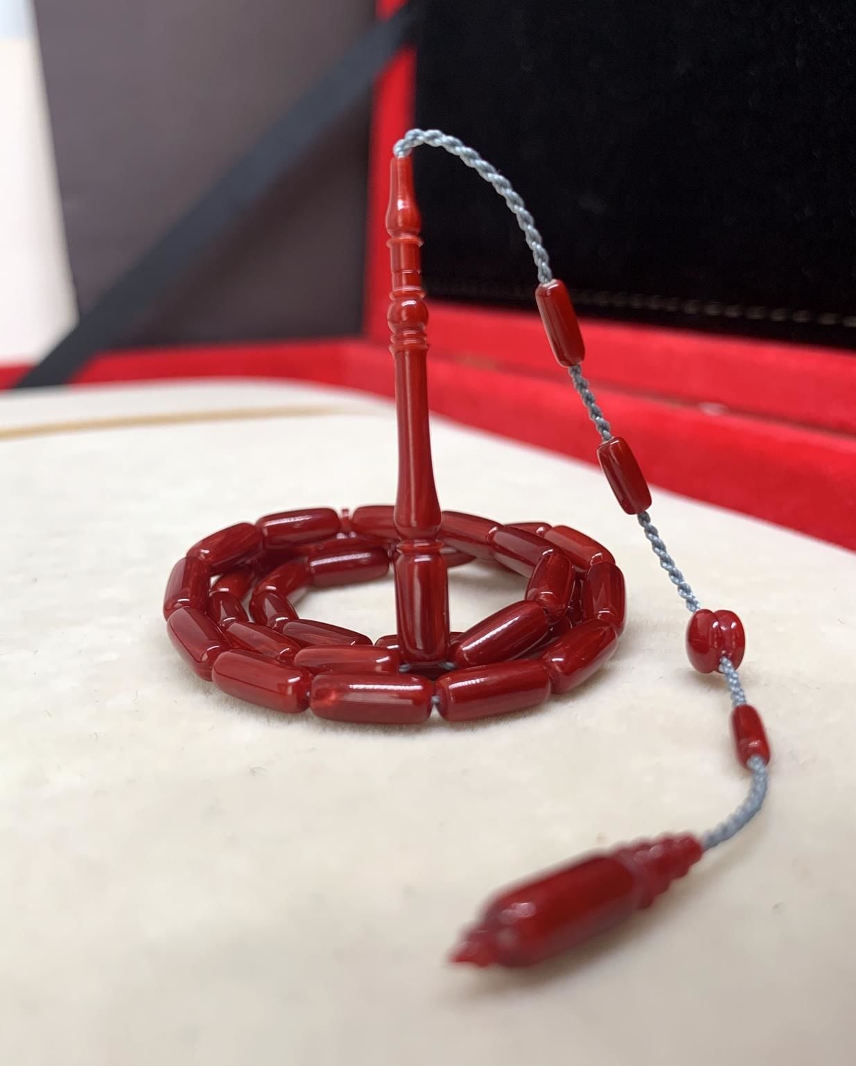 ESKİ KATALİN BORDO TESBİH