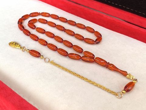 KIRMIZI  ATEŞ KEHRİBAR TESBİH