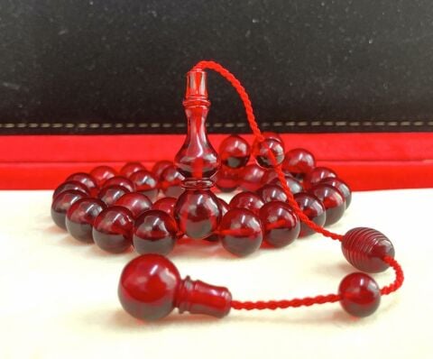 BORDO - KIRMIZI YENİ KATALİN TESBİH