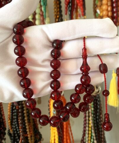 BORDO - KIRMIZI YENİ KATALİN TESBİH