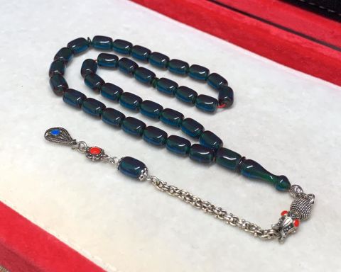 YEŞİL ATEŞ KEHRİBAR TESBİH