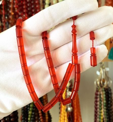 KIRMIZI ATEŞ KEHRİBAR TESBİH