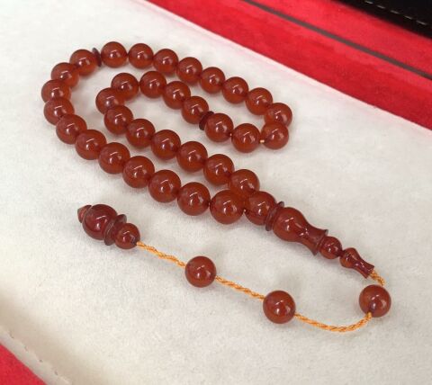 KÜRE MODEL ZAR KEHRİBAR  TESBİH